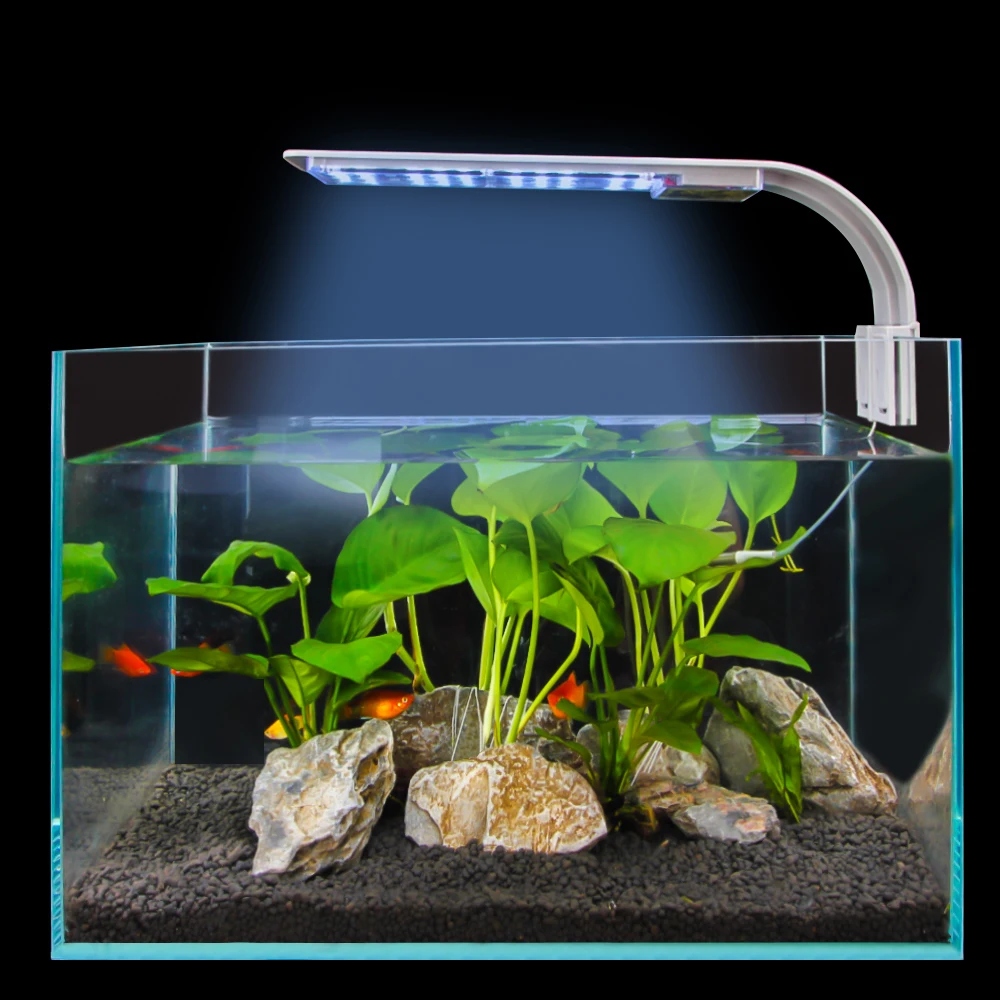 Senzeal Aquarium Light Super bright Aquarium Led Lighting M3/X3/X5/X7/X9 Clip-on Slim Fish LED Lamp 220V/110V Fish Tank LED Lamp
