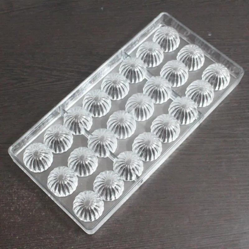 24 полостей в форме цветов поликарбонатные формы для шоколада формочка десерта