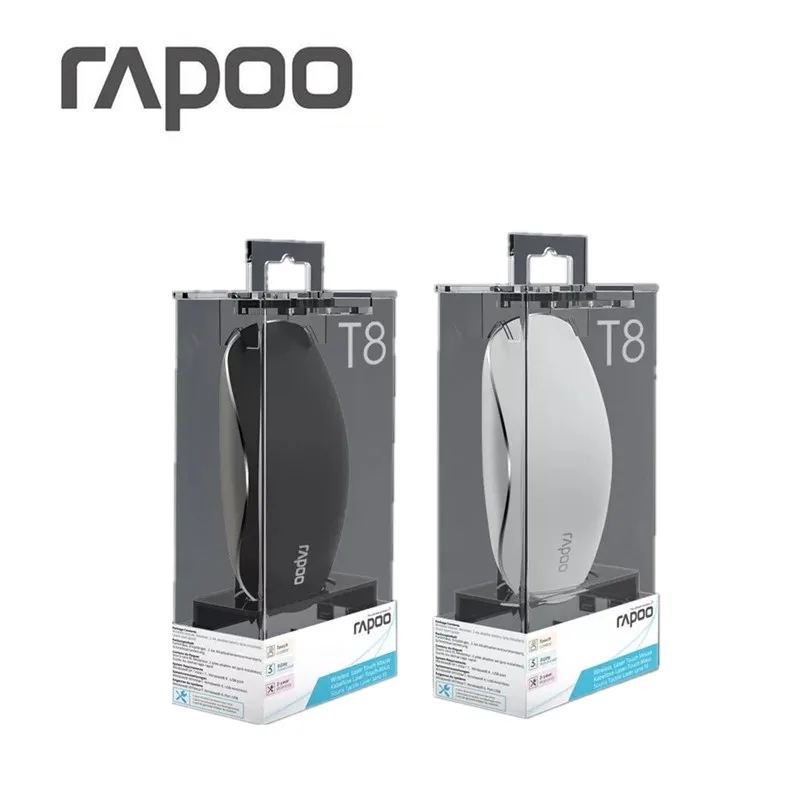 Rapoo 5G Лазерная беспроводная Бесшумная сенсорная мышь профессиональная