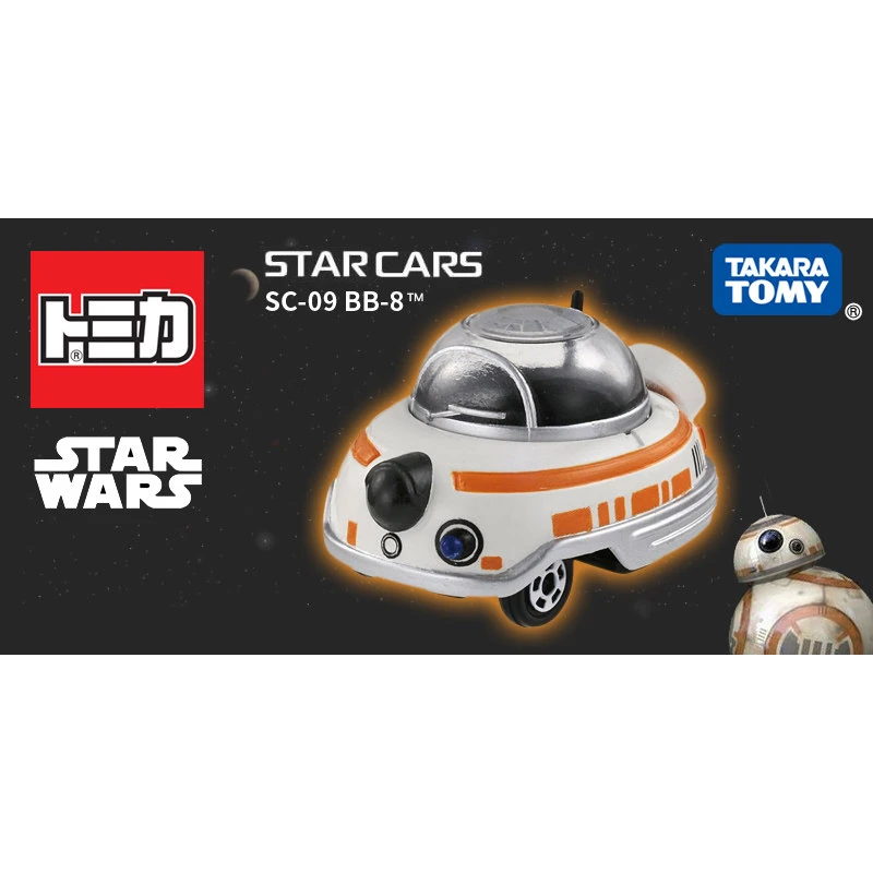 Такара Томи томика Звездные войны SC-09 BB-8 Металл литые автомобили игрушечные