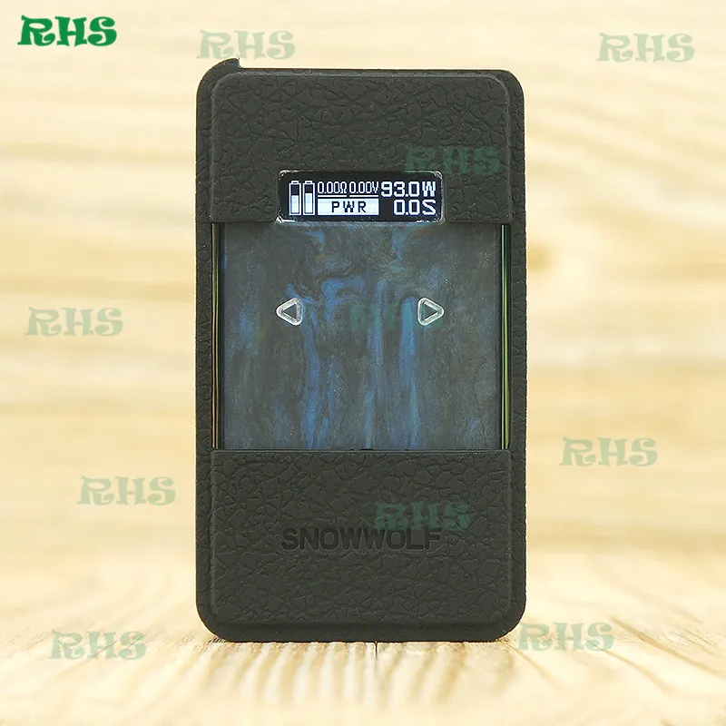 black 1 шт. хит! 235W E-cig Box Mods 200W-R SNOWWOLF 200W R силиконовый защитный чехол сумка рукав Быстрая - Цвет: black