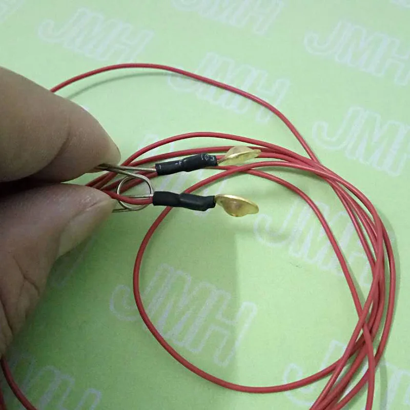 2pcs High quality Din 1.5mm Ear clip electrode sleep brain EEG cable |