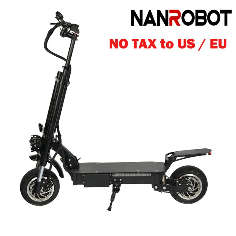 Nanrobot RS6 1" 3200 Вт 60В/31.2A 50 миль в час) или 55 миль высотой Скорость складной съёмный взрослых Электрический 2-ух колесный kick e скутер