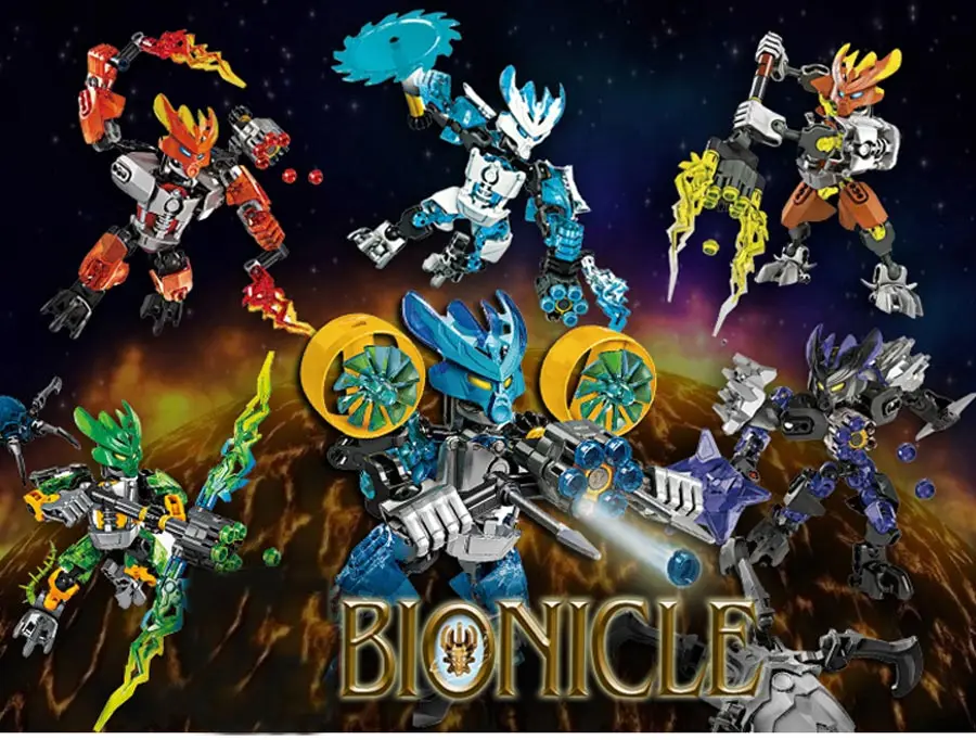 Reedcall 64 шт. Bionicle 70779 защитник камень строительный комплект совместим Legoings