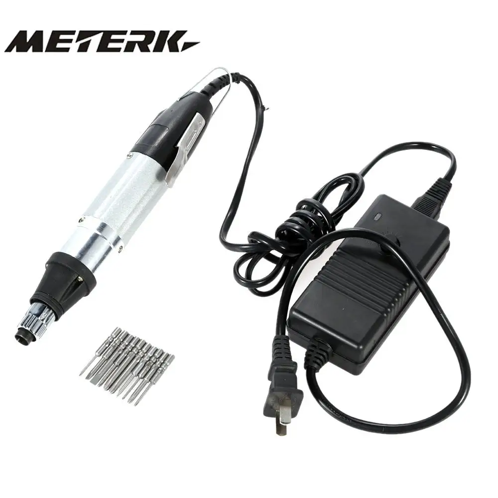 AC110 220V отвертка с питанием от постоянного тока электрическая 10 насадками