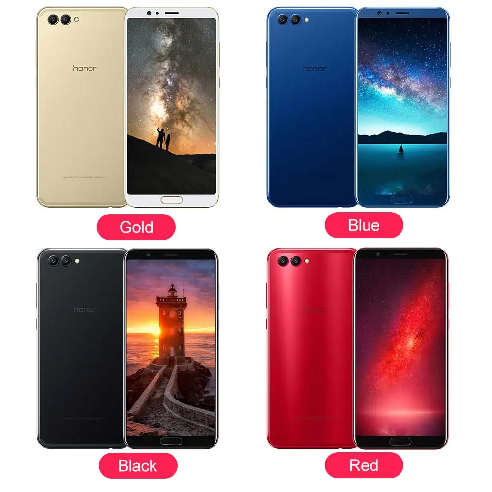 Global ROM huawei Honor V10 20MP + 16MP двойной камеры заднего 3750 мАч 5 99 &quotOcta Core 4G LTE Мобильного
