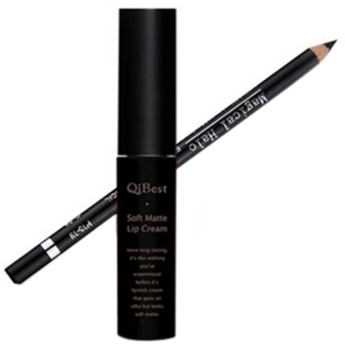 Qibest увлажняющий Водонепроницаемый Губная помада Макияж long lasting Matte бархат Цвет