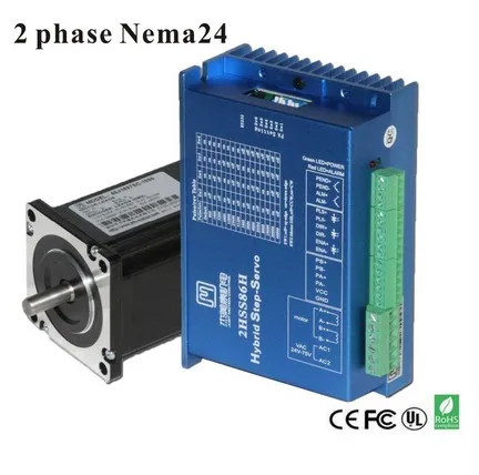 2-фазный NEMA24 3 Нм замкнутый шаговый фотокомплект для станка с ЧПУ | Обустройство