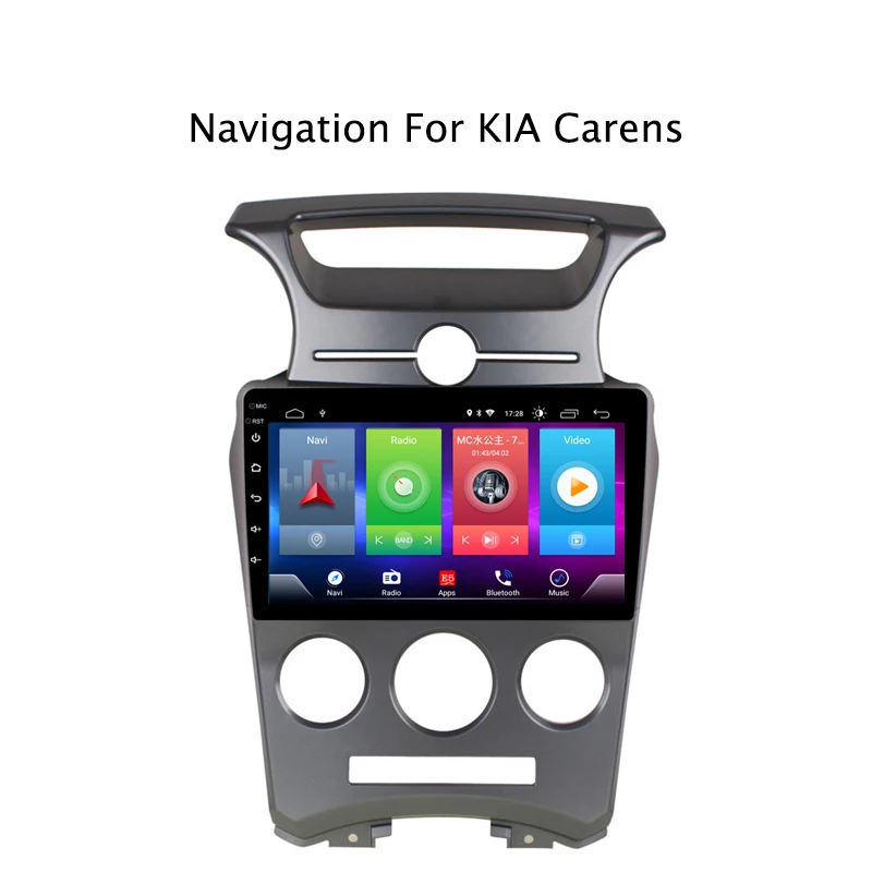 Полный сенсорный экран автомобиля Android 8,1 радио плеер для KIA Carens 2007-2011 DSP gps навигация Видео Мультимедиа Встроенный Bluetooth