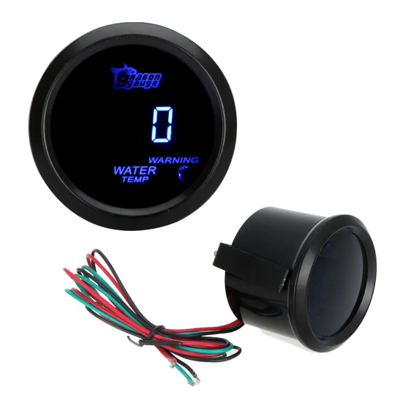 Измеритель температуры воды Автомобильный цифровой измеритель с датчиком для