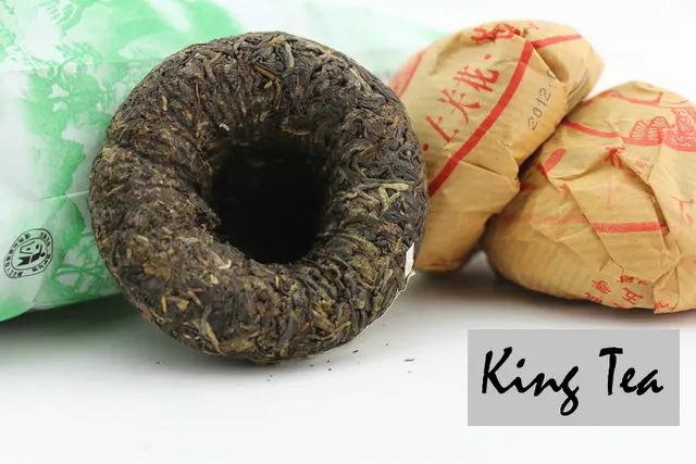 *King Tea* 2009 XiaGuan LvYanYuan Tuo 100g*5=500g China YunNan KunMing Chinese Puer Puerh Raw Tea Sheng Cha Slim Weight Loss |