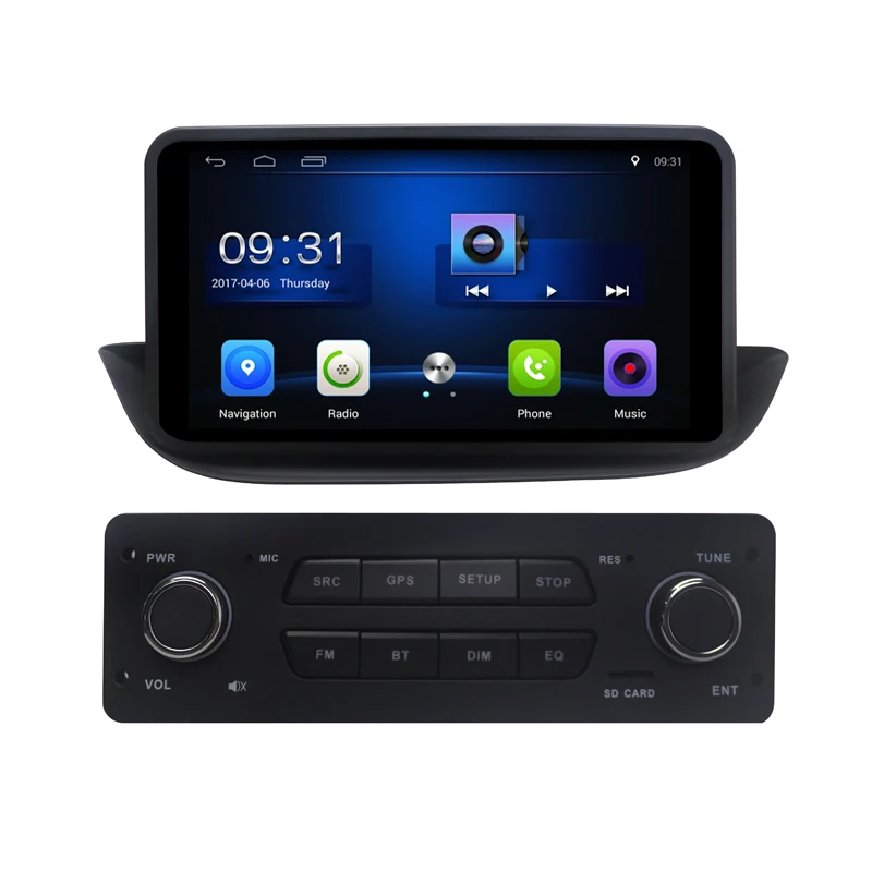 9 дюймов HD Android 6 0 четырехъядерный автомобильный dvd плеер для Peugeot 308 2012 2011