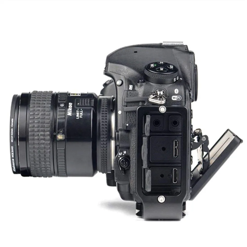 Специально предназначенный L кронштейн для фотоаппарата Nikon D850 вертикальная