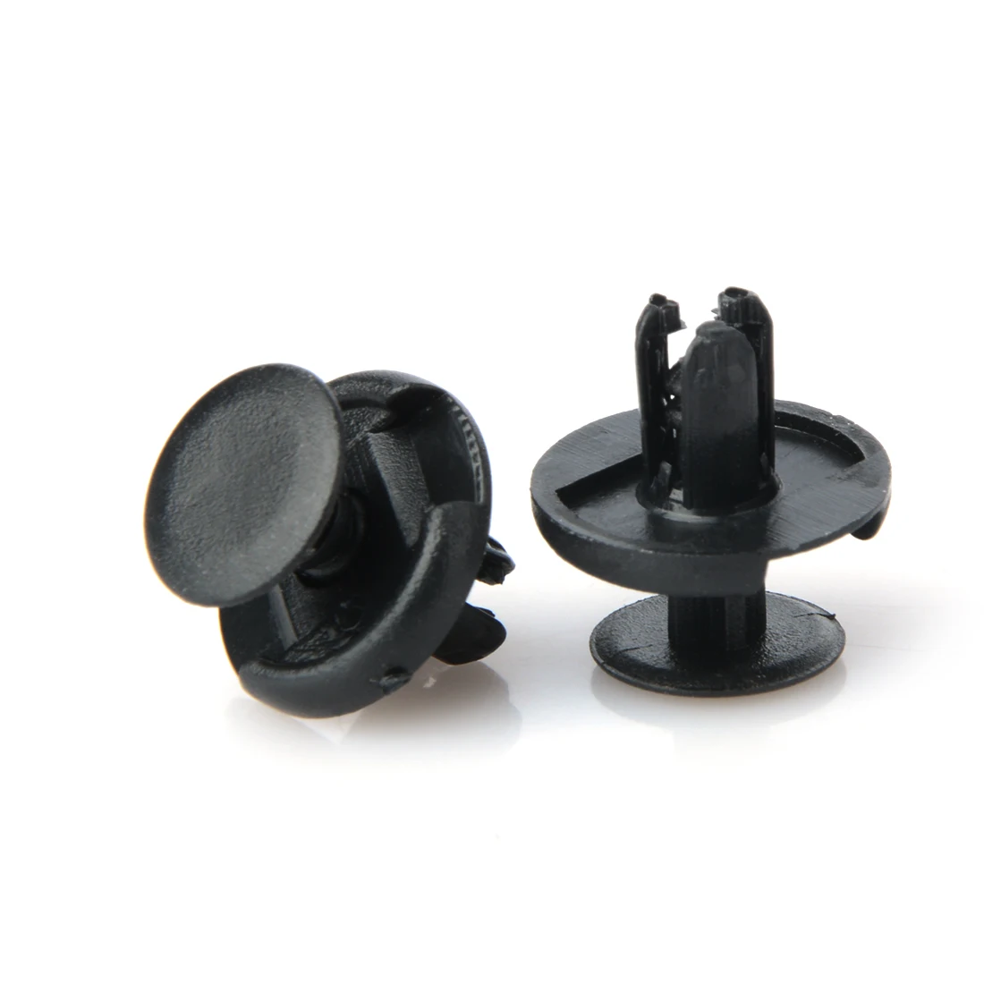 100 шт. автомобиля 7 мм отверстие Пластик заклепки застежка молния пуш ап зажим