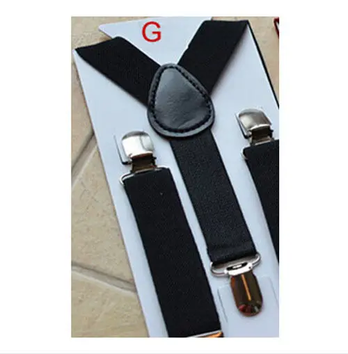 Детские эластичные подтяжки Y образной формы с регулируемыми лямками 8 цветов