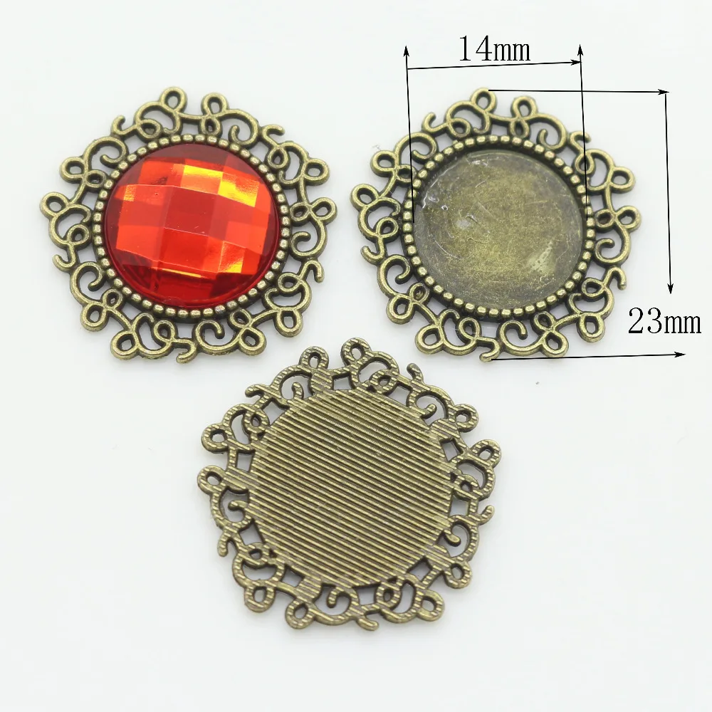 10 шт. круглые кристаллические пуговицы в стиле ретро 23 мм|crystal buttons|decorative bucklebuttons