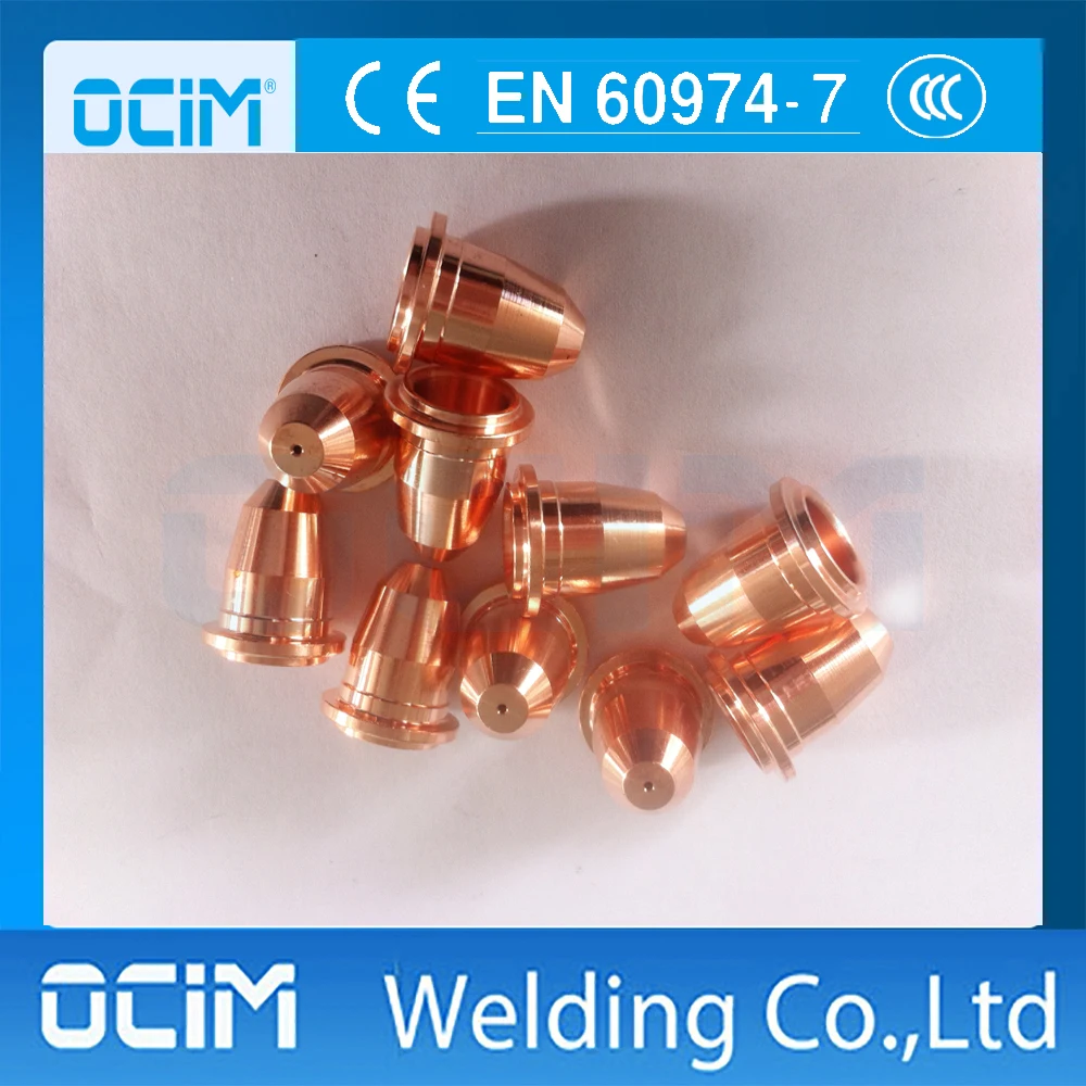 

10PCS PD0116-08 Plasma Tips Nozzle 40Amp Fit S45 Plasma Cutter Torch