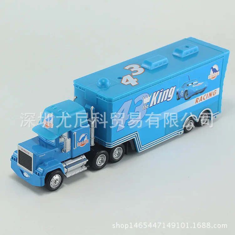 Дисней номер автомобиль № 43 Синий пшеничный контейнер для дяди около 20 см