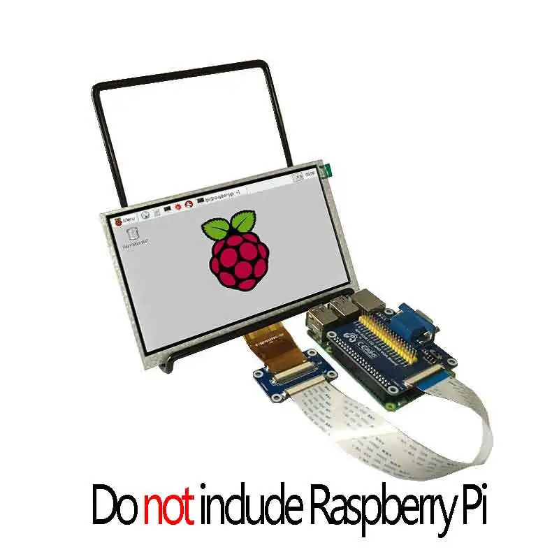 Raspberry Pi 7 дюймов LCD 1024x600 дисплей и VGA разъем DPI драйвер | Компьютеры офис