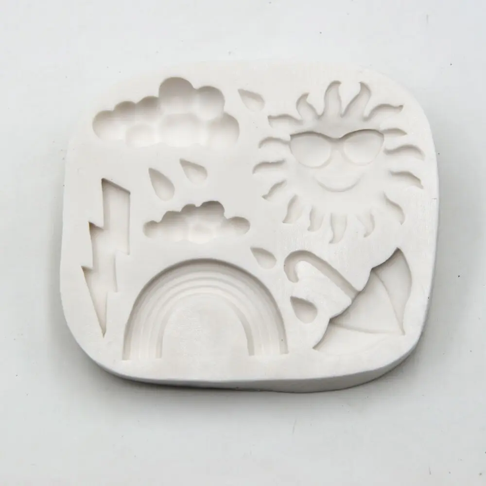 Новинка солнце облако радуга форма шоколад конфеты силиконовая сделай сам