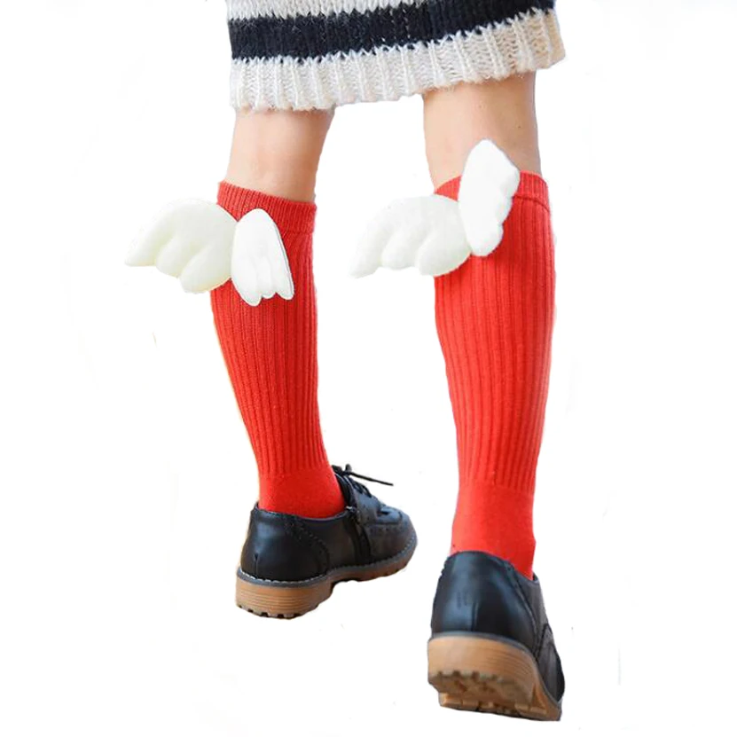 

Children socks cotton socks kid's 100% wings sew-on cotton baby socks