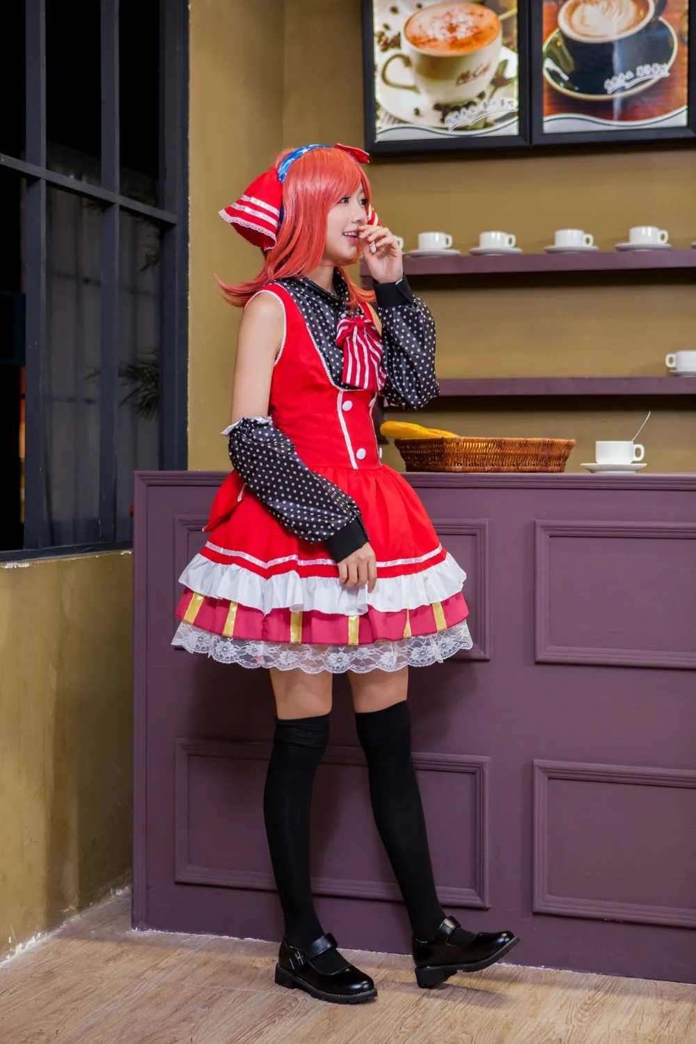 Аниме Love Live костюм косплей Nishikino Maki для женщины девочки Хэллоуин карневальные