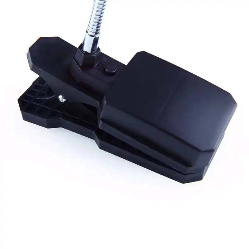 Мощный светодиодный фонарик регулируемый 6 гибкий зажим лампа для чтения пищи на