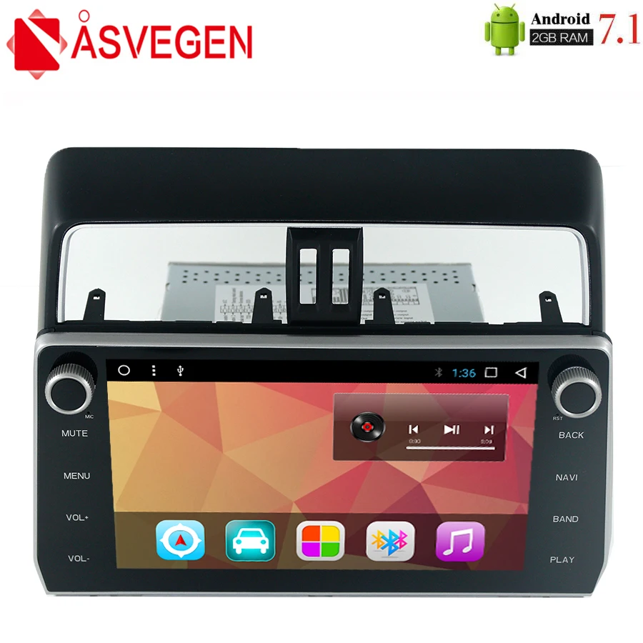 

Asvegen 10.2 inch 2din Android 7.1 Quad Core Car Auto GPS Navigation Stereo Multimedia Player Radio For Toyota Prado New 2018
