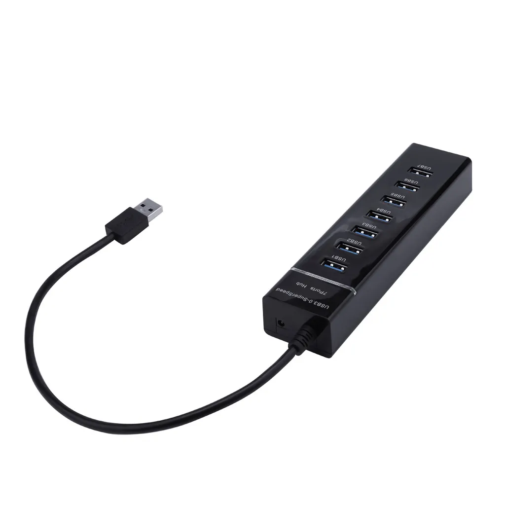 USB концентратор CARPRIE 7 портов 5 Гбит/с со светодиодной индикацией|USB-хабы| |