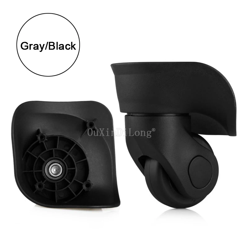 1 пара Серый/Черный Запасные части для багажа колеса аксессуары чемодана ремонт