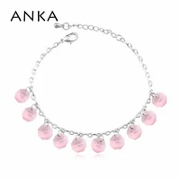 anka new full geometric charms crystal anklets for women gift crystals from austria 105880