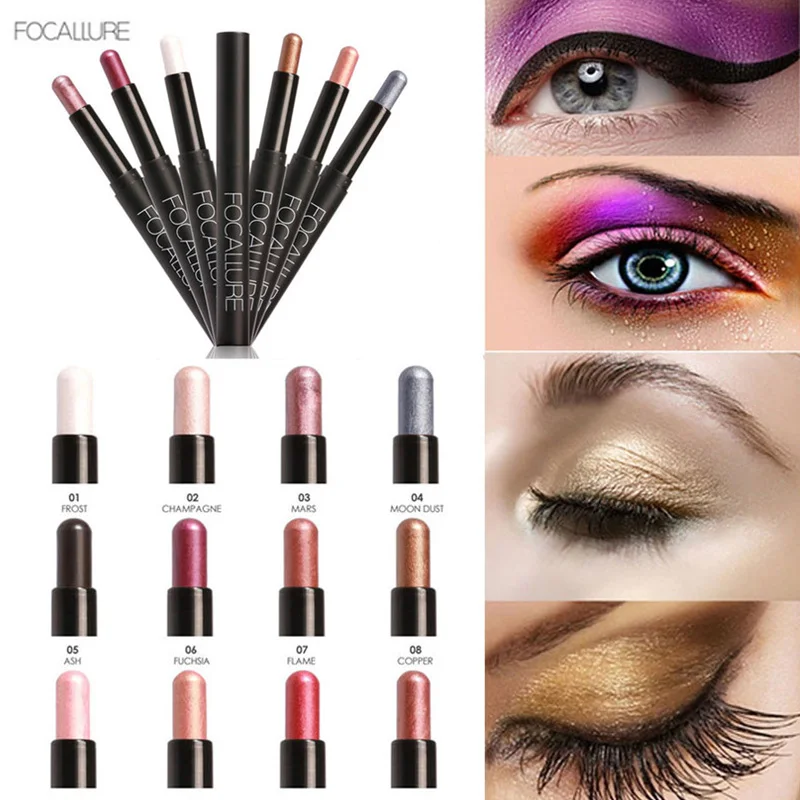 FOCALLURE Макияж Палитра теней Shimmer Блеск Цвета макияж набор для Для женщин Тени