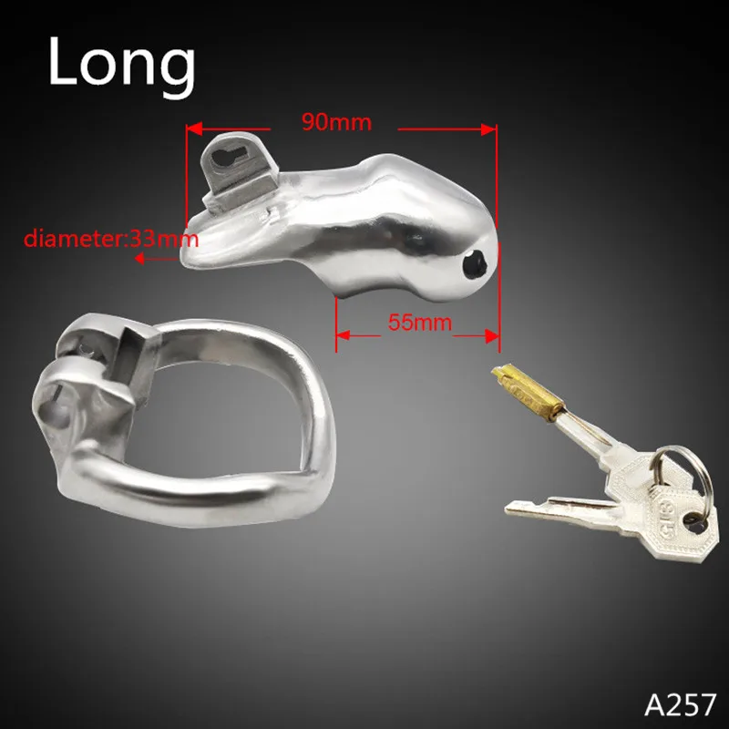 316 Stainless Steel Male Chastity Cage Device Bdsm Bondge Penis Lock Belt Cock Ring Adult Sex Toys For Men | Красота и здоровье