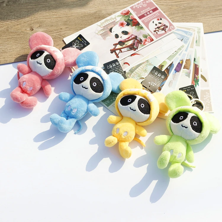 Брелок с мультяшным ароматом панда кукла брелки плюшевые мягкие игрушки женская