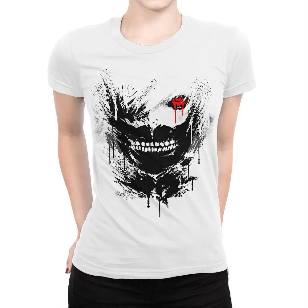 

Tokyo Ghoul Ken Kaneki Art T-Shirt, Anime New 2019 Men'S Casual Letter Printed Top Quality Printed Shirts