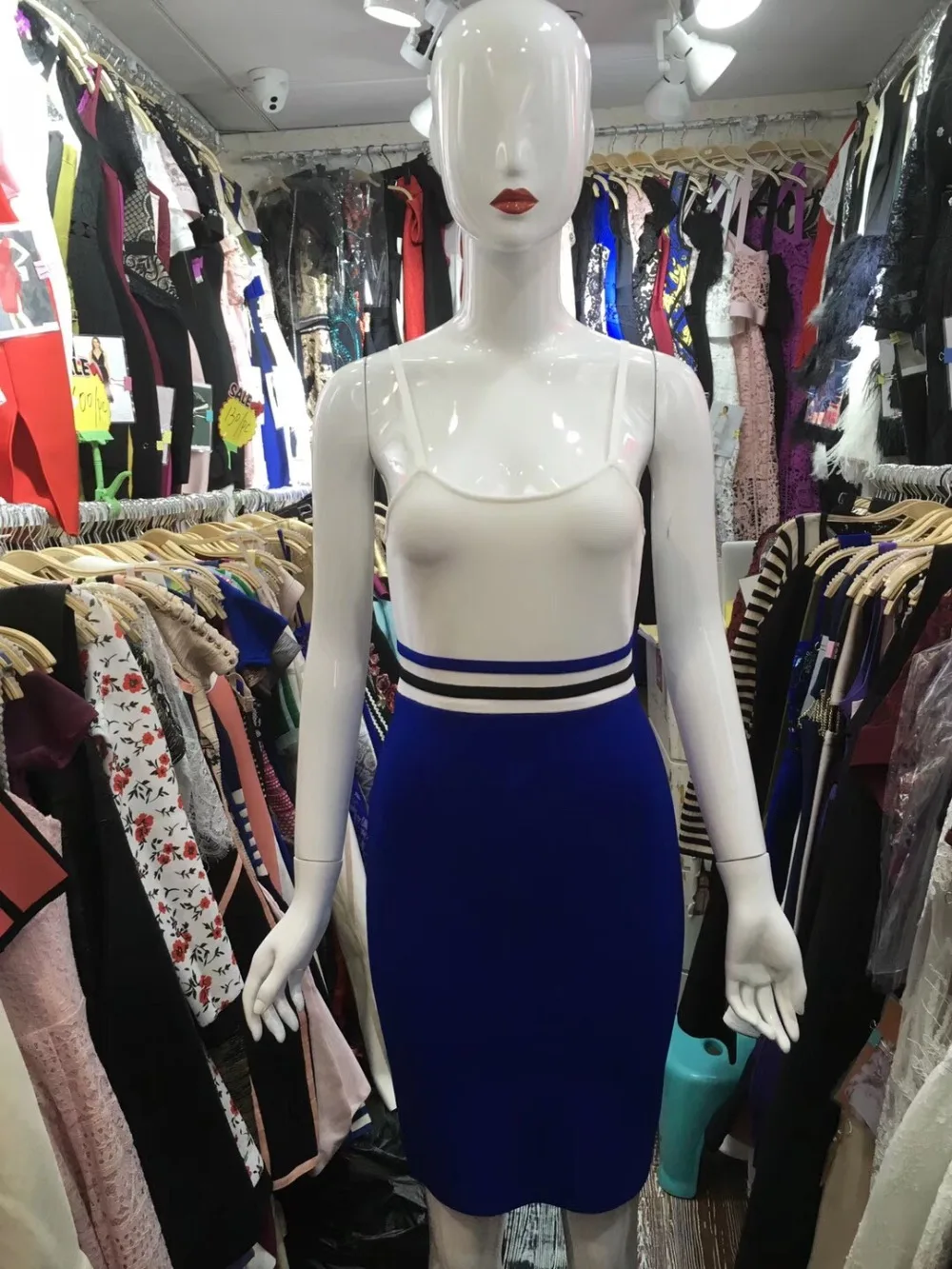 3 вида цветов женское сексуальное лоскутное Бандажное платье трикотажное