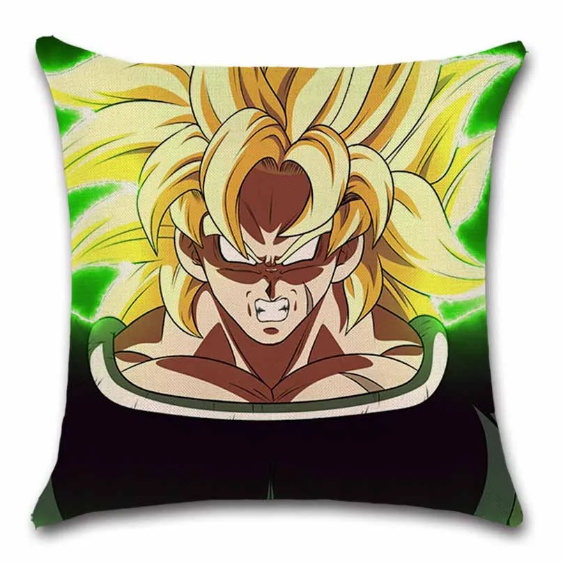 Dragon ball Сон Гоку мультяшная Подушка вечерние декоративный стул магазин сиденье домашнее украшение для дивана дети друг подарок наволочка