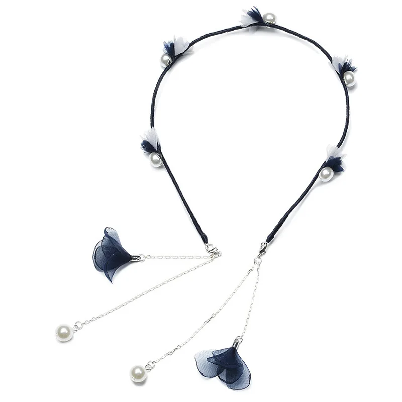 Обруч для волос с кисточками и сережками новинка женские обручи девочек милые