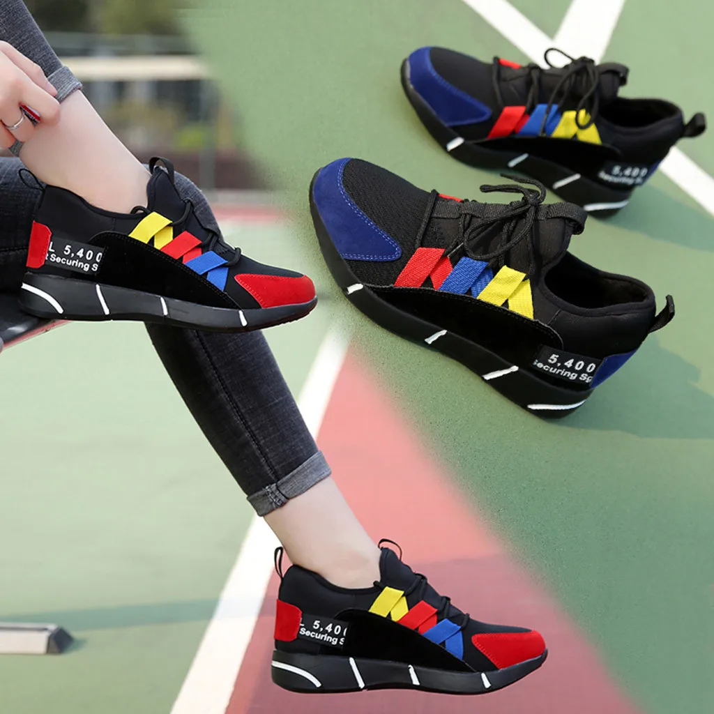 Беговые кроссовки женские Женская спортивная обувь 2019 Дышащие zapatillas hombre mujer для