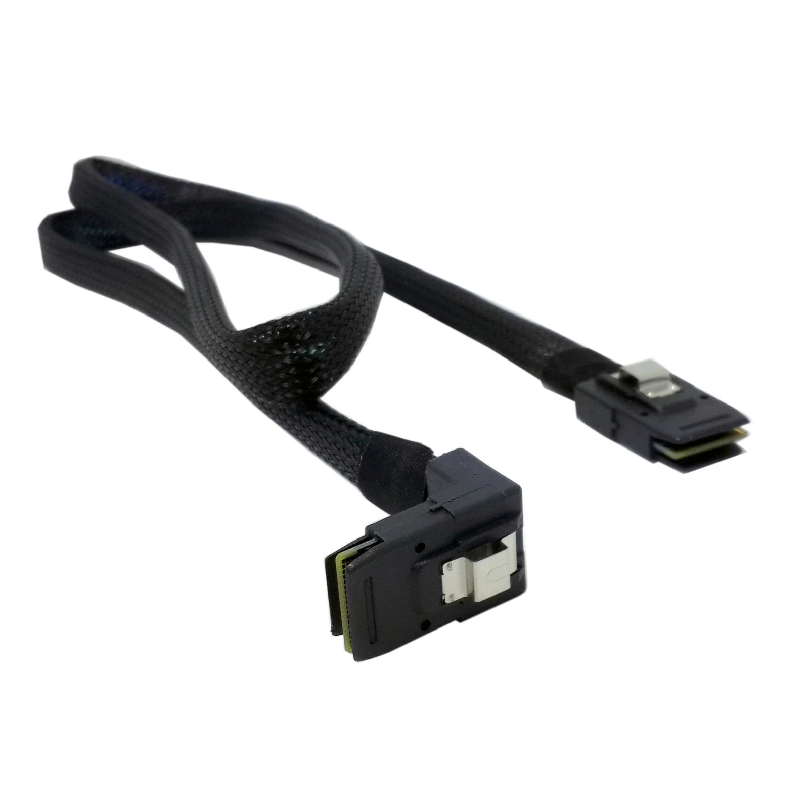 Jimier 1M SFF 8087 Mini SAS 4i 36pin to правый 90 градусный Угловой кабель|Компьютерные кабели и