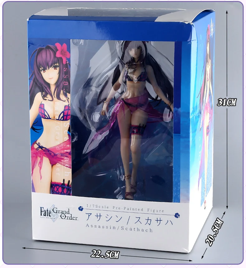 Японская аниме игра игрушечные игровые наборы Fate/Grand Order Assassin Scathach Sexy 1/7