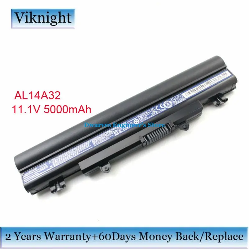Подлинная батарея AL14A32 для ноутбука Acer Aspire E1 571 серии 571G 31CR17/65 2 KT.00603.008 KT00603008 11 1