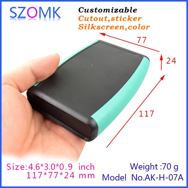 5 шт. в партии карманный пластмассовый корпус электронная сигарета 117*77*24 мм 2015