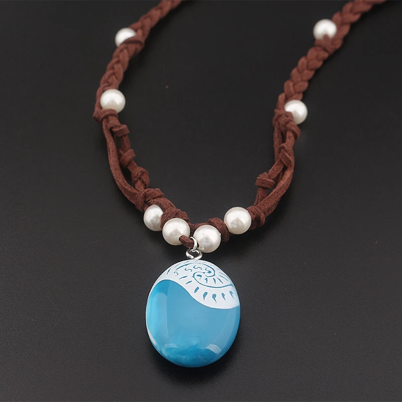 Ожерелье чокер RJ из плетеной веревки ручной работы с принцессой Моана|necklace