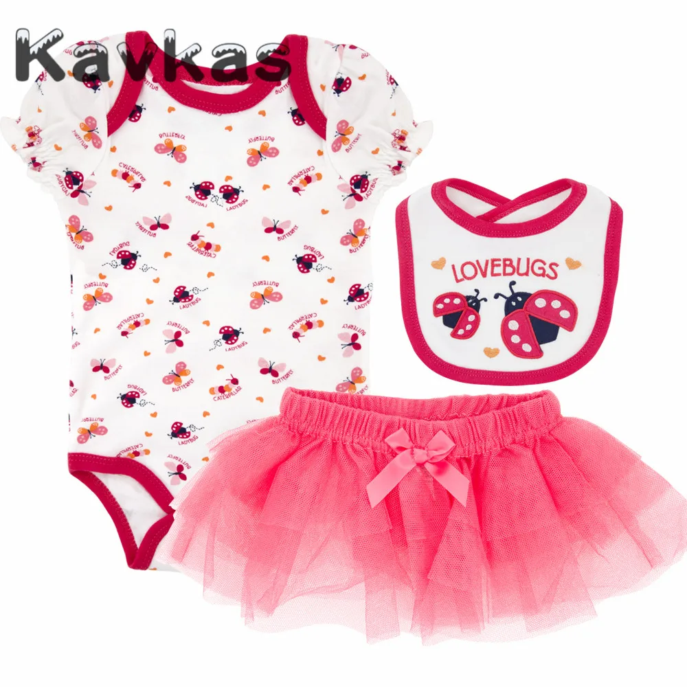 TZ6103 Kavkas/комплект летней одежды для малышей, короткий рукав, хлопок, мультяшный дизайн, детские комбинезоны, Одежда для новорожденных, боди+ штаны+ шапочка/обувь - Цвет: TZ6103