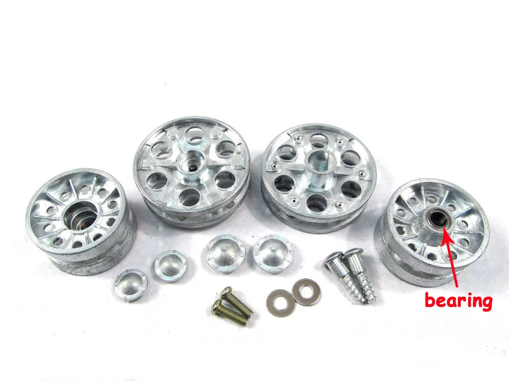 Металлические звёздочки и направляющие колеса с подшипником DOIT/85 для Heng Long 1/16-1