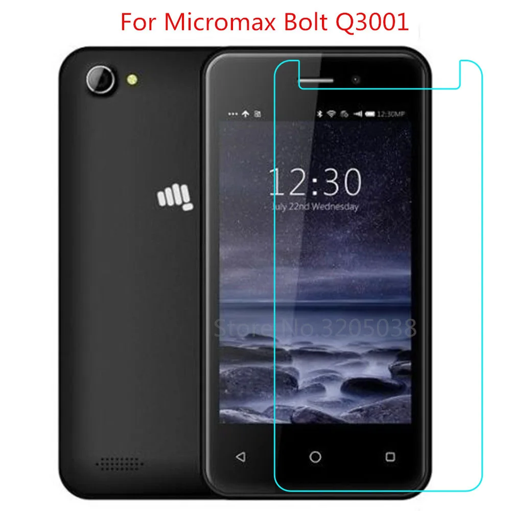 2 шт. 2.5D 0 26 мм 9H Премиум Закаленное стекло для Micromax Bolt Q3001 защита экрана закаленная