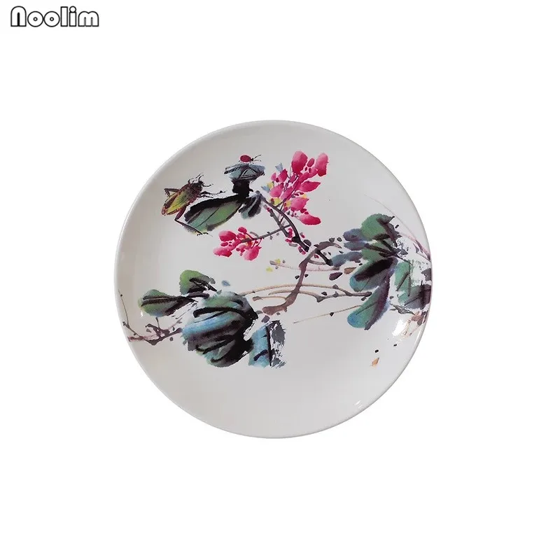 20cm-H NOOLIM, новинка, китайский стиль, настенное украшение для дома, для крыльца, для ресторана, настенное, для дома, для дивана, настенное, для гостиной, подвесное, креативная декоративная тарелка - Цвет: 20cm-H