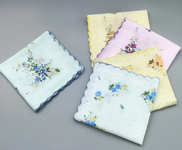 3 шт.-10 шт. Цветочный платок Дамский квадратный карман цветочный женский платок полотенца 30 см Новинка свадебный обеденный стол носовой платок RF1