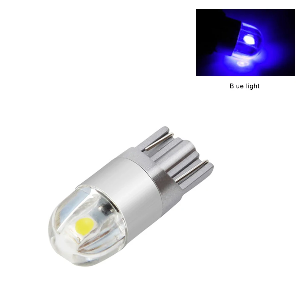 Прозрачная сигнальная лампа T10 3030 2SMD 1 шт. 12 В W5W/194/168 автомобильная